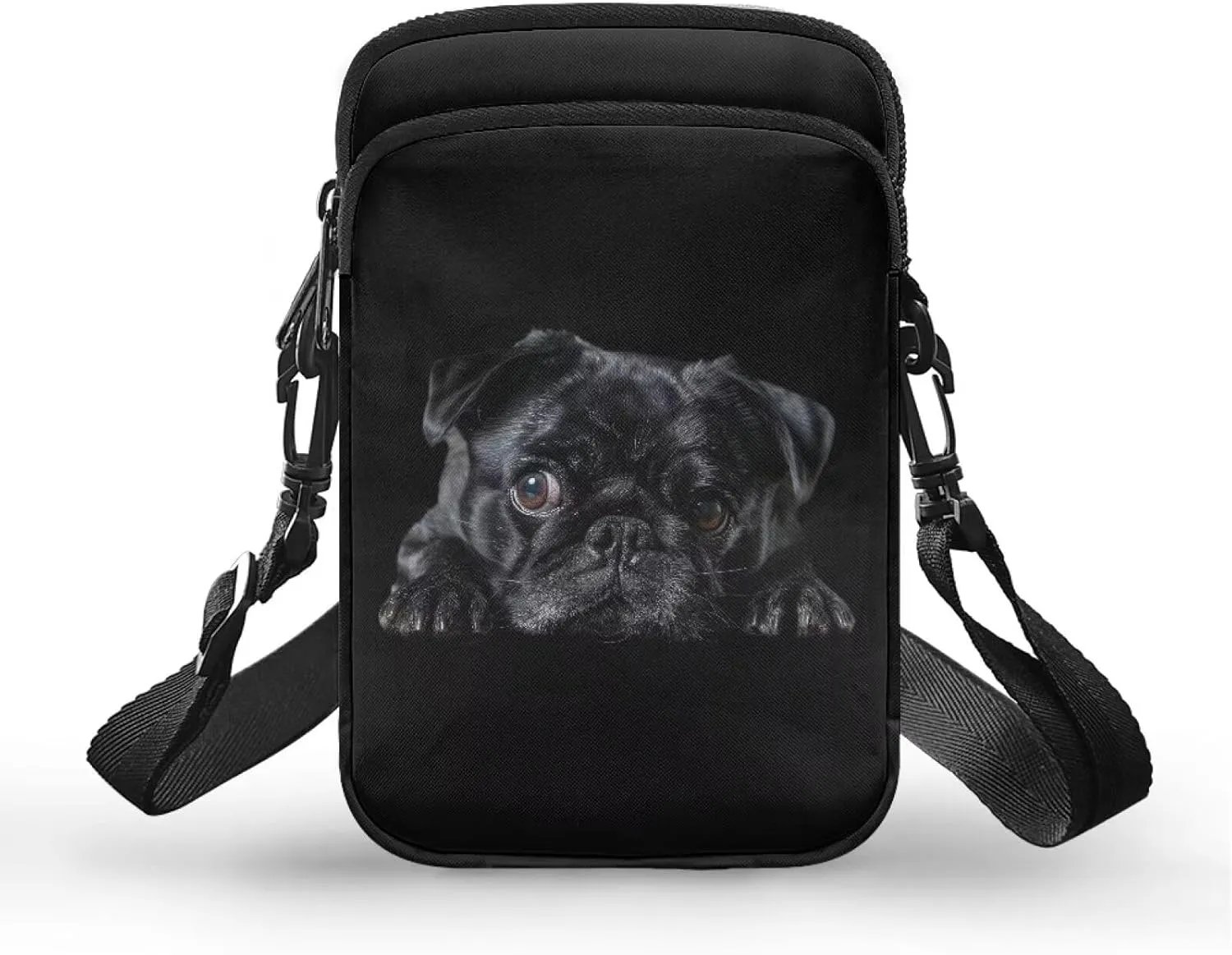 Women's 2 Layer Cross Body Bag Sling Bags Crossbody Handbag for Travel