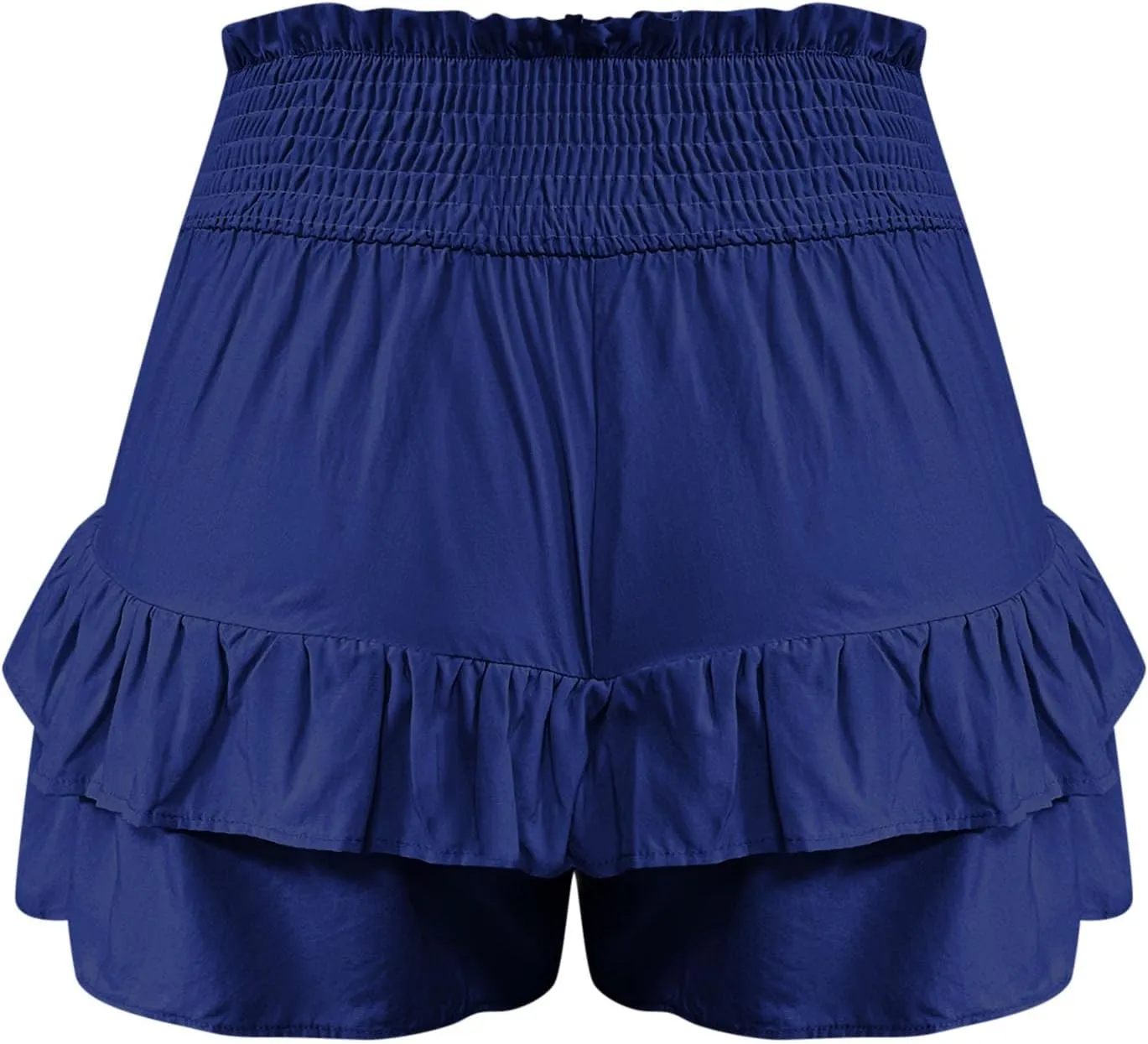 Women's Casual Shorts Dressy Summer High Waisted Layering Solid Color Skirt Shorts Fashion 2025 Comfy Soft Pants