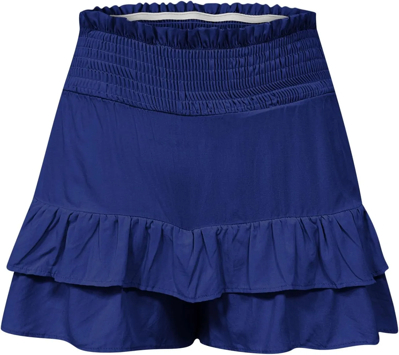 Women's Casual Shorts Dressy Summer High Waisted Layering Solid Color Skirt Shorts Fashion 2025 Comfy Soft Pants