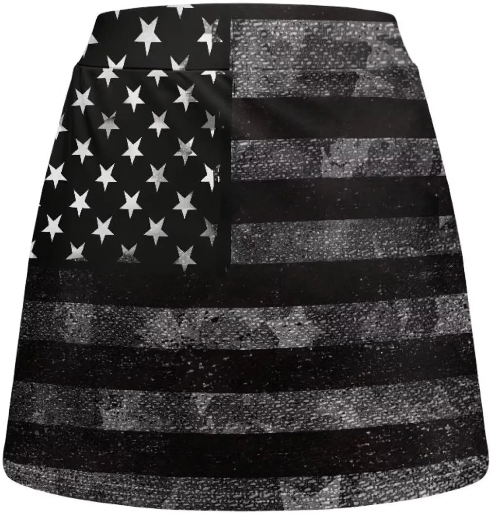 Women's Golf Skirt High Waisted Athletic Golf Tennis Skorts A Line Workout Running Skirts with Inner Pocket Shorts