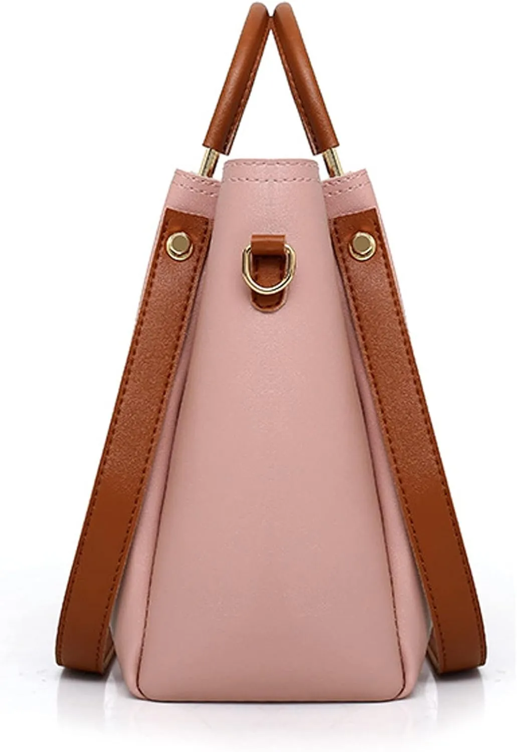 Women's Handbags Women Handbags Faux Leather Tote Bags Shoulder Bag Top Handle Satchel Purse Handbag Set 4pcs(Grey)