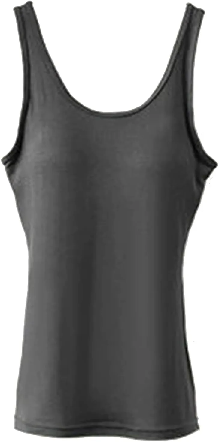 Women's Underwear Camisole Seamless Bra 2in1 Vest Bottoming Shirt Suspended Inner Wear with Chest pad Tanks Basic top