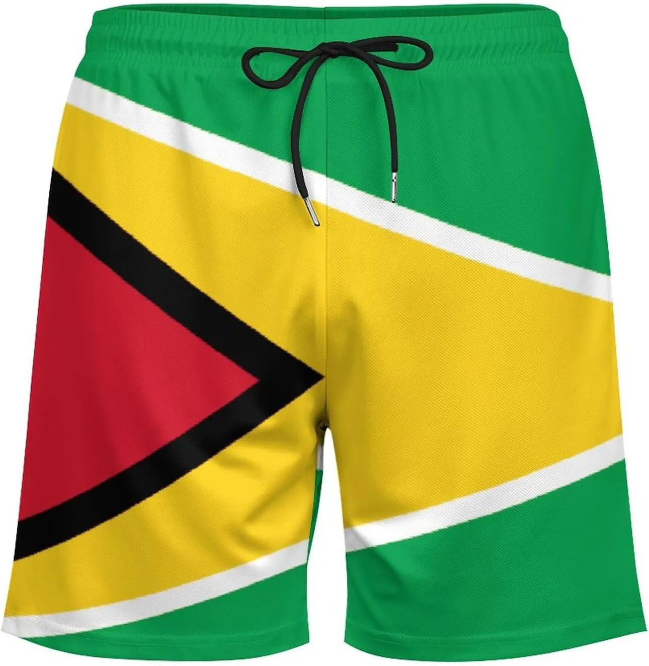 Zakqeik Palestine Flag Mens Swim Trunks Quick Dry Swim Shorts with Pockets Funny Beach Shorts
